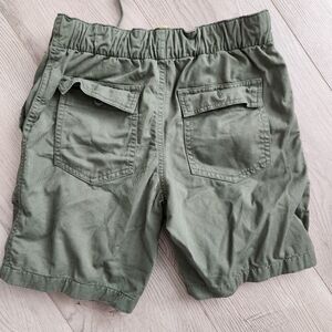 Boys Olive Green Polo Shorts, Size 8